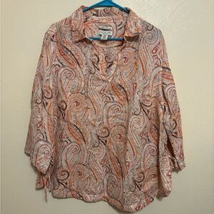 Rachel Zoe Multicolor Paisley Blouse